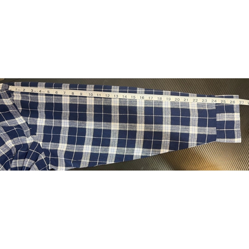 Old Navy Regular-Fit Plaid Linen-Blend Shirt XXL Buisness Casual - Picture 11 of 12